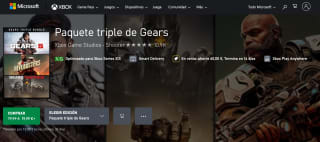 Paquete triple de Gears Xbox por solo 19,99€