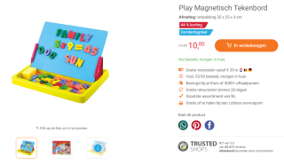 Play Magnetisch Tekenbord voor €10 bij Lobbes