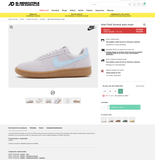 Zapatillas Nike Field General para Mujer por solo 36€