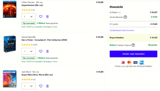 2+1 gratis op heel veel film & muziek bij Bol.com