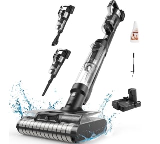 Aspirador Escoba sin Cable en Seco y Húmedo Sensor de Polvo LED Autonomía 40 Mins Desagüe Automático y Manual Autolimpieza Automática por solo 279,99€