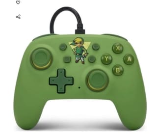 Power A Zelda Toon Link Mando Nano con Cable Verde para Nintendo Switch por 12,99€