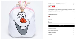 Mochila Olaf Frozen Disney por 3,99€