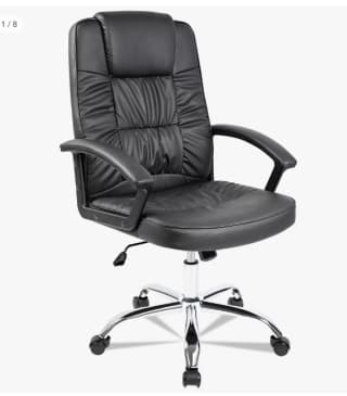 silla geiratoria por 38,21€ color negro