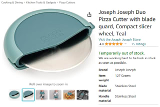 Take Joseph Joseph duo pizza cutter with blade guard at Amazon for £6