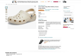 Crocs Classic Clogs color Bone por tan solo 25€