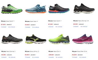 Recopilacion de Zapatillas Mizuno con 40% de Descuento en Barrabes