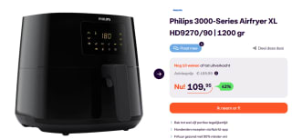 Philips Airfryer XL Essential HD9270/90 - Heteluchtfriteuse voor €109,95 bij Ibood