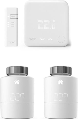 Tado V3+ starterkit met 2 radiatorknoppen voor €174