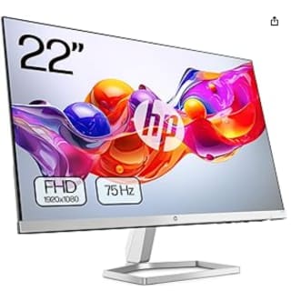 Monitor HP de 22" Full HD (1920 x 1080, 75Hz, 5ms por 89.1€