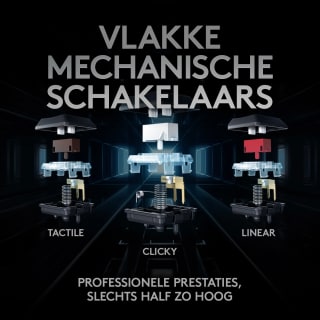 Logitech G915 TKL - Mechanisch Gaming Keyboard voor €117,90 bij Bol.