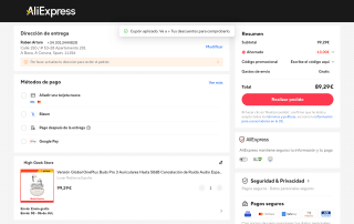 OnePlus Buds 3 Pro por 89,29€