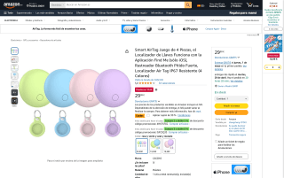 Pack 4 localizadores de llaves smart Find Me iOS por 20,99€