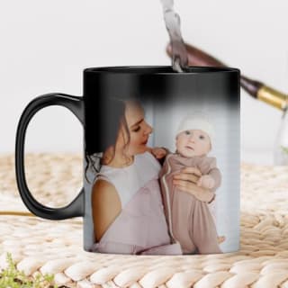 Gepersonaliseerde magic mok met foto voor €5,99 dmv code bij CanvasCompany