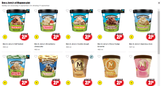Ben & Jerry's of Magnum pint voor €2,99 bij Dirk