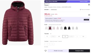 Chaqueta para Hombre Kappa LOGO KORPO ASTRO por 21.05€