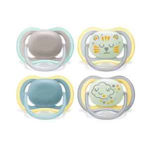 Philips Avent Pack 4 Chupetes Ultra Air ligeros y transpirables por solo 8,99€