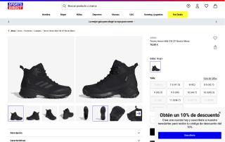 Botas impermeables Adidas Terrex Heron Mid por 70€