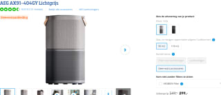 AEG AX91-404GY luchreiniger voor €299 bij Coolblue