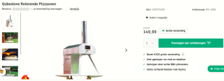 Qubestove 2 in 1 pizza oven en wokbrander voor €149,99 bij Vuurenrook