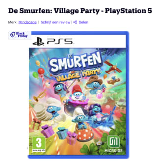 De smurfen: Village party voor 26,60 euro