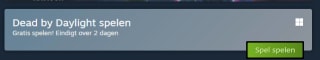 Dead by Daylight gratis bij Steam