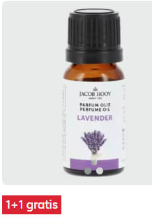 1+1 gratis op Jacob Hooy Parfum Olie bij Holland & Barrett