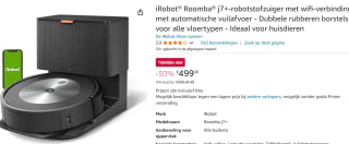 iRobot® Roomba® j7+ - Robotstofzuiger voor €499 bij Amazon