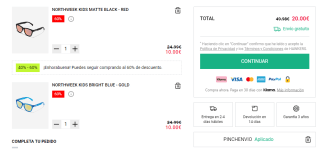 Packs de 2 gafas Hawkers desde 10€ la unidad + envío GRATIS