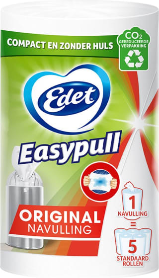 6x Edet Easypull original navulrollen voor €12,87 bij Bol