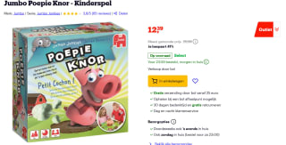Jumbo Poepie Knor - Kinderspel voor €12,39 bij Bol