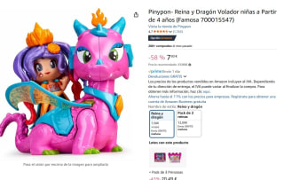 Pinypon Reina y Dragón Volador por solo 7,50€