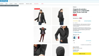 Chaqueta de Trekking Forclaz Travel 500 Mujer por 79,90€