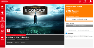 Juego BioShock: The Collection Nintendo por solo 9,99€