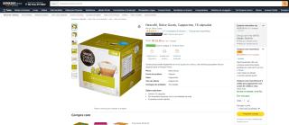 Café em Cápsulas da Nescafé, modelo Dolce Gusto com 16 unidades - R$ 26,99
