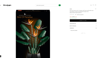 LEGO Set de Construcción Creativo de Flores Artificiales Ave del Paraíso Colección Botánical Lego Icons (Reacondicionado grado C) por 49€