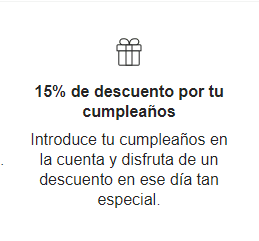 -15% de descuento el día de tu cumpleaños en Carolina Herrera