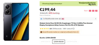 Poco X6 12GB/256GB smartphone voor €199,44 bij Aliexpress