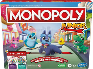 Hasbro Gaming Monopoly Junior 2-in-1 voor €14,49 bij Amazon