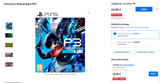 Videojuego Persona 3 Reload PS5 por 24,90€