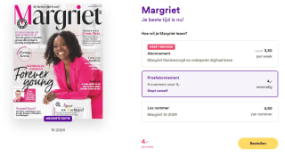 Proefabonnement Margriet 4 nummers voor €4 bij Kiosk