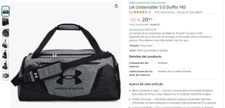 Under Armour Bolsa De Deporte Undeniable 5.0 por 20€