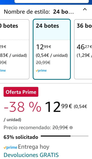 Play-Doh 24 botes Plastilina por 12,99€.