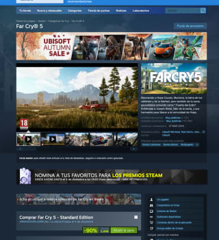 Juego Far Cry 5 por tan solo 3,99€