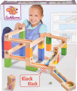 Eichhorn Houten Knikkerbaan, 37dlg.voor €24,95 bij Dagknaller