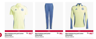 50% korting op de nieuwe collectie Ajax items in de Ajax store