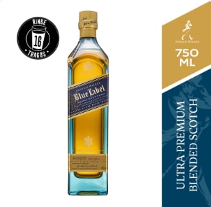 Elelissir Johnnie Walker Blue Label de 750ml por $245.790
