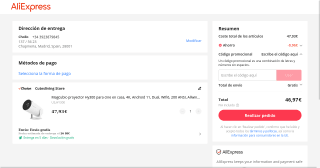 Proyector HY300 por 46,97€