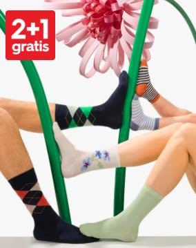 2+1 gratis op sokken bij Hema