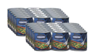 Pack Familiar Cidacos Guisantes y Zanahorias 200 gr 12x3 36 latas Total 7.2 kg por solo 14,99€